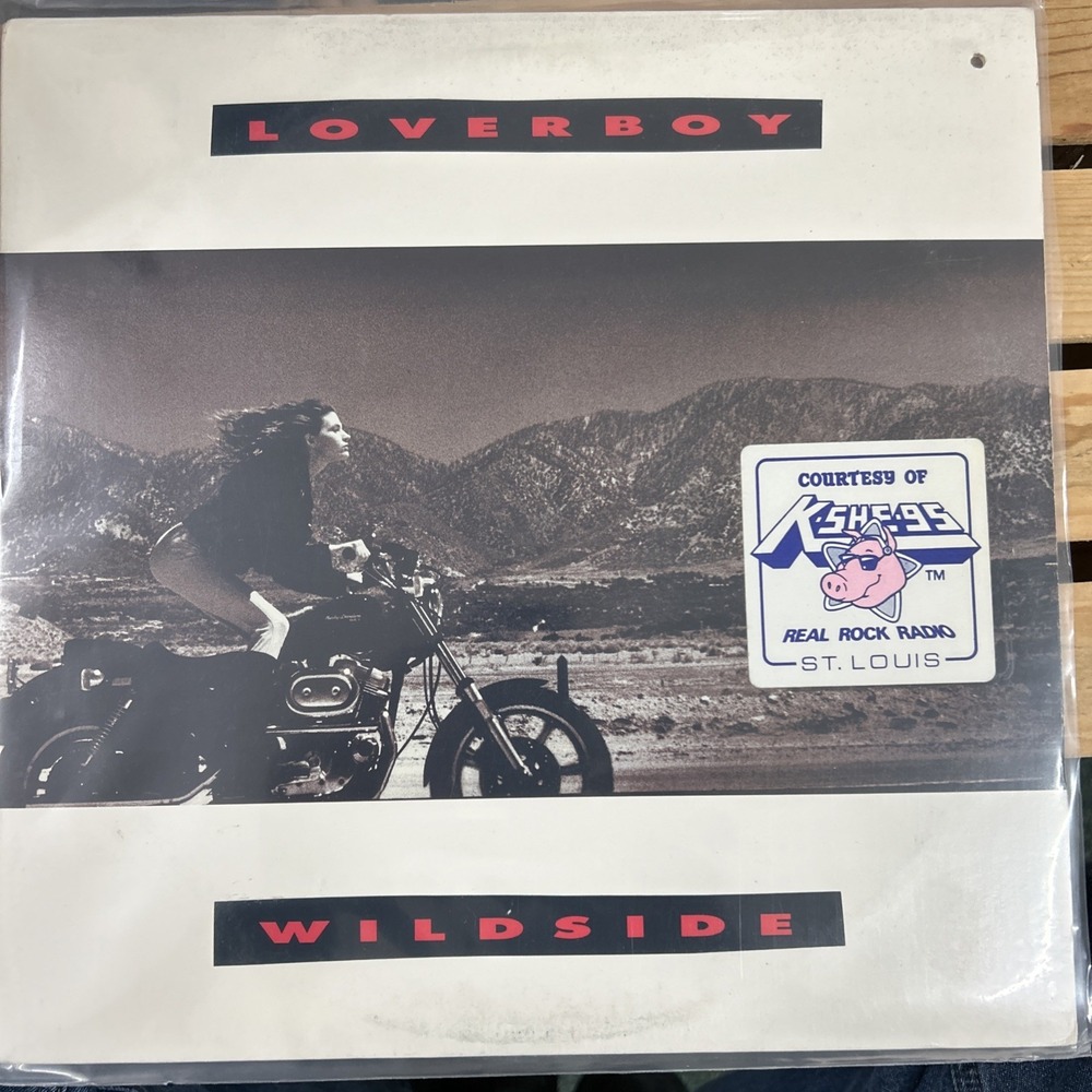 Loverboy Wildside Promo Vinyl LP 1987 KSHE 95 Radio Hair Metal Columbia